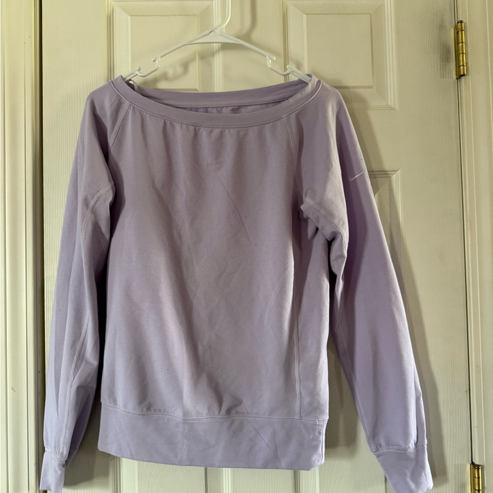 Nike Lavender Long Sleeve Sweatshirt